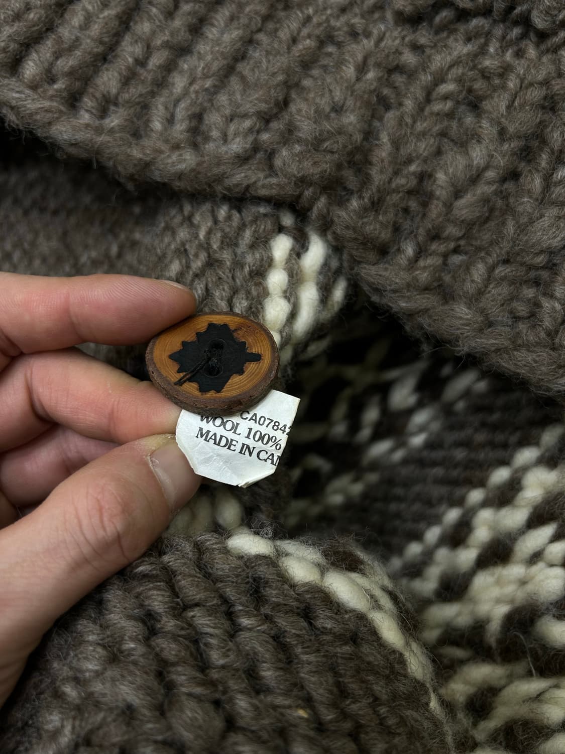 [실측XL]Reindeer Canada 숄카라 코위찬 상품이미지6