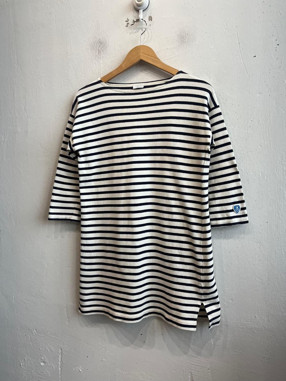 오르치발 보더 스트라이프 원피스 티셔츠 Made in FRANCE 상품이미지1