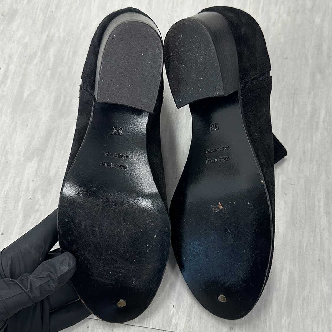 골든구스 시에나 스웨이드 앵클 부츠 블랙 여성 230mm 상품이미지4