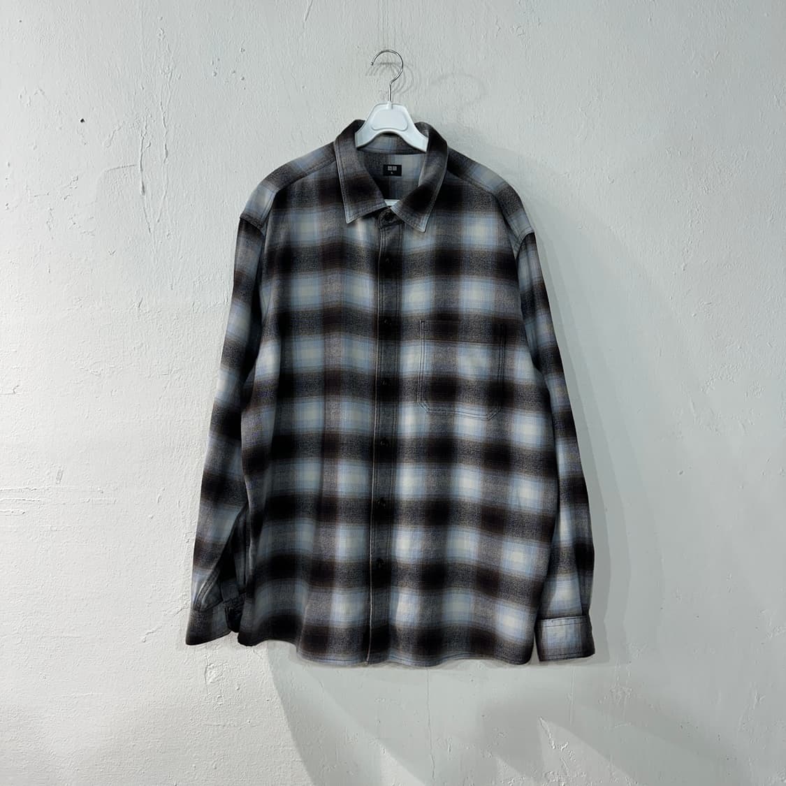 유니클로 체크남방 XL 상품이미지1