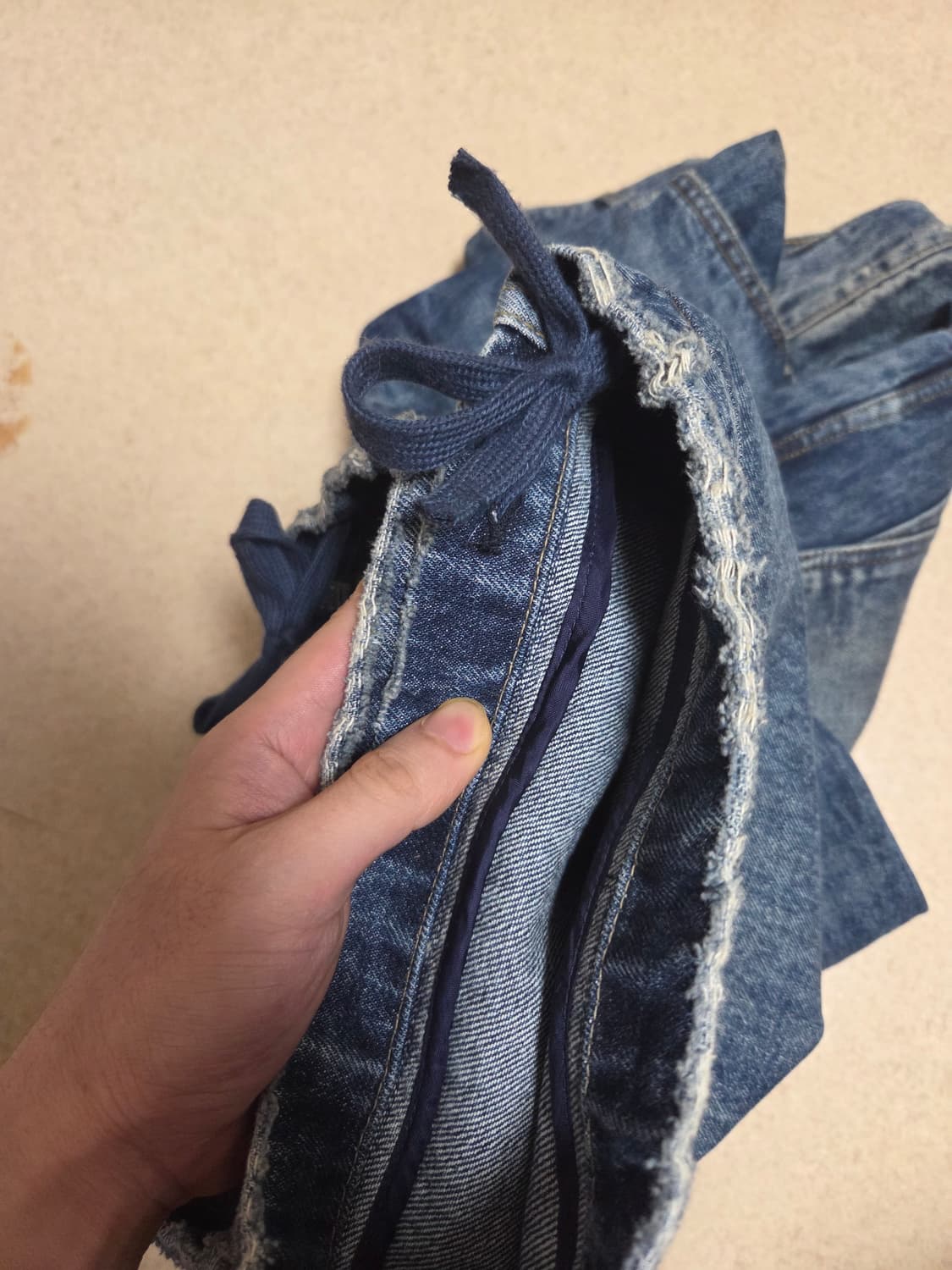 논노드 더블포켓 데님팬츠 1사이즈  상품이미지4