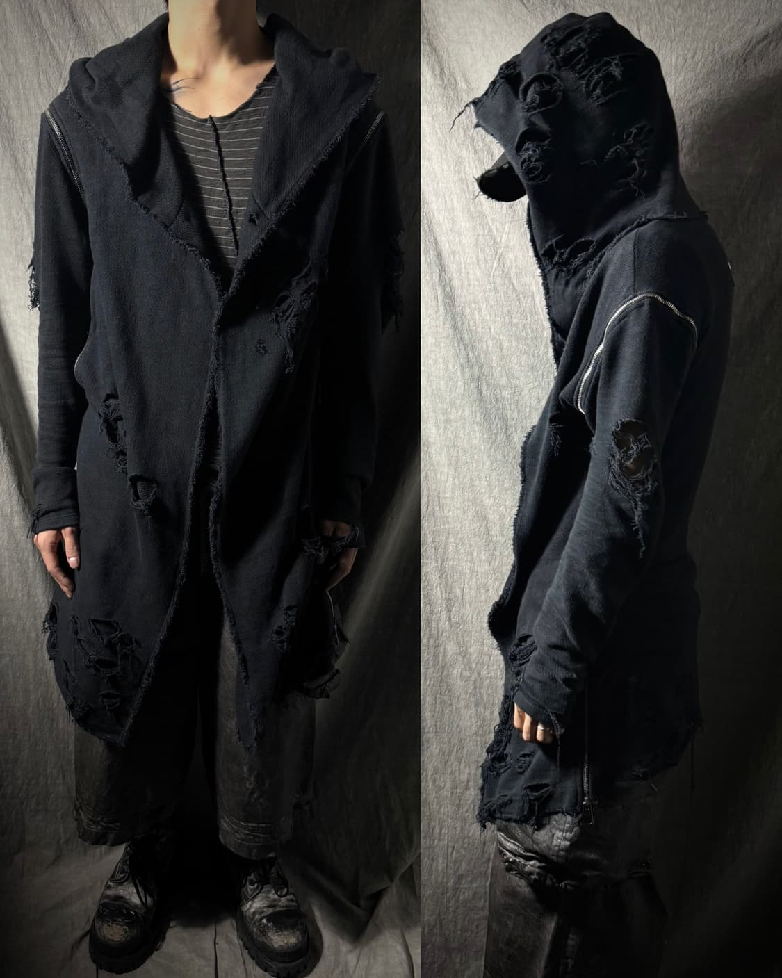 La Haine Inside Us “Distressed Long Hood 상품이미지1