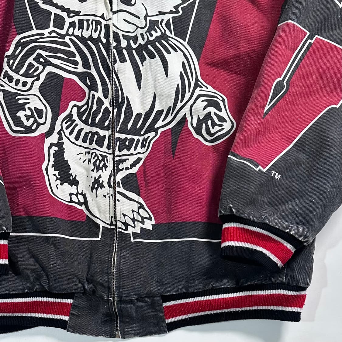 VTG 위스콘신 베저스 피그먼트 후드 자켓 상품이미지3