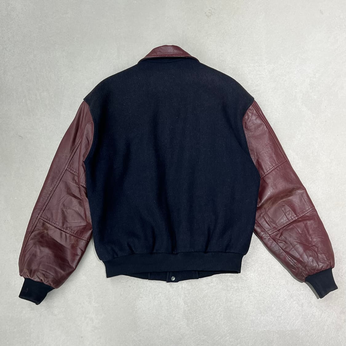 모던 하드웨어 레더소매 바시티자켓 s09125 상품이미지2