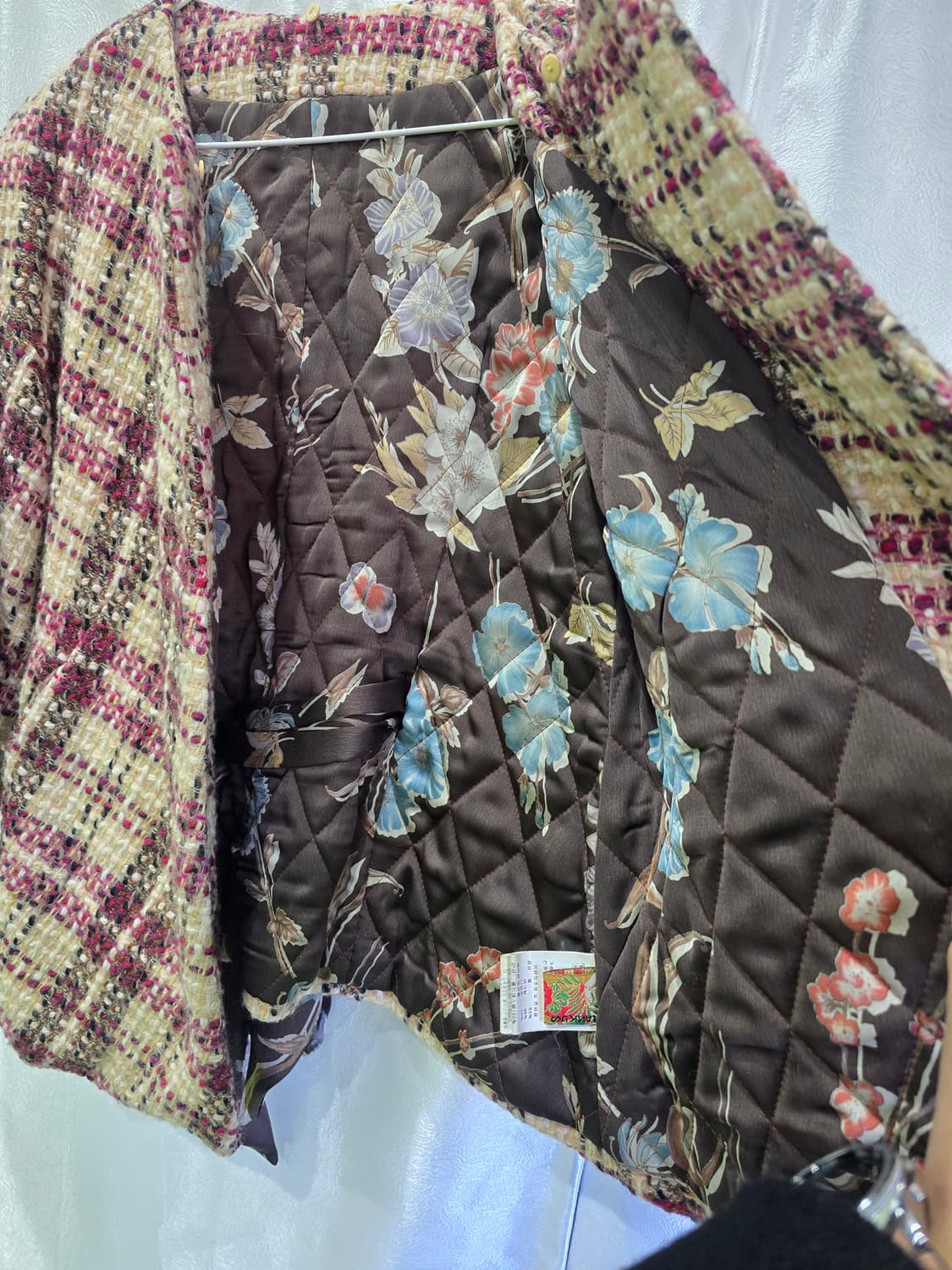 tANKUS 체크 트위드 자켓 M 상품이미지8