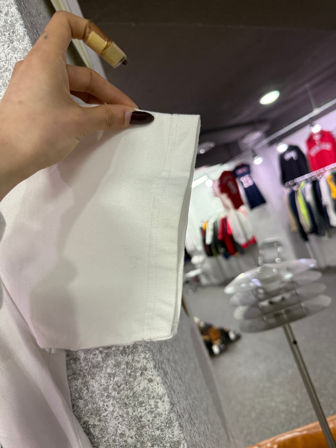 예스아이씨 레이싱 프린팅 반팔 티셔츠 B4714 상품이미지4