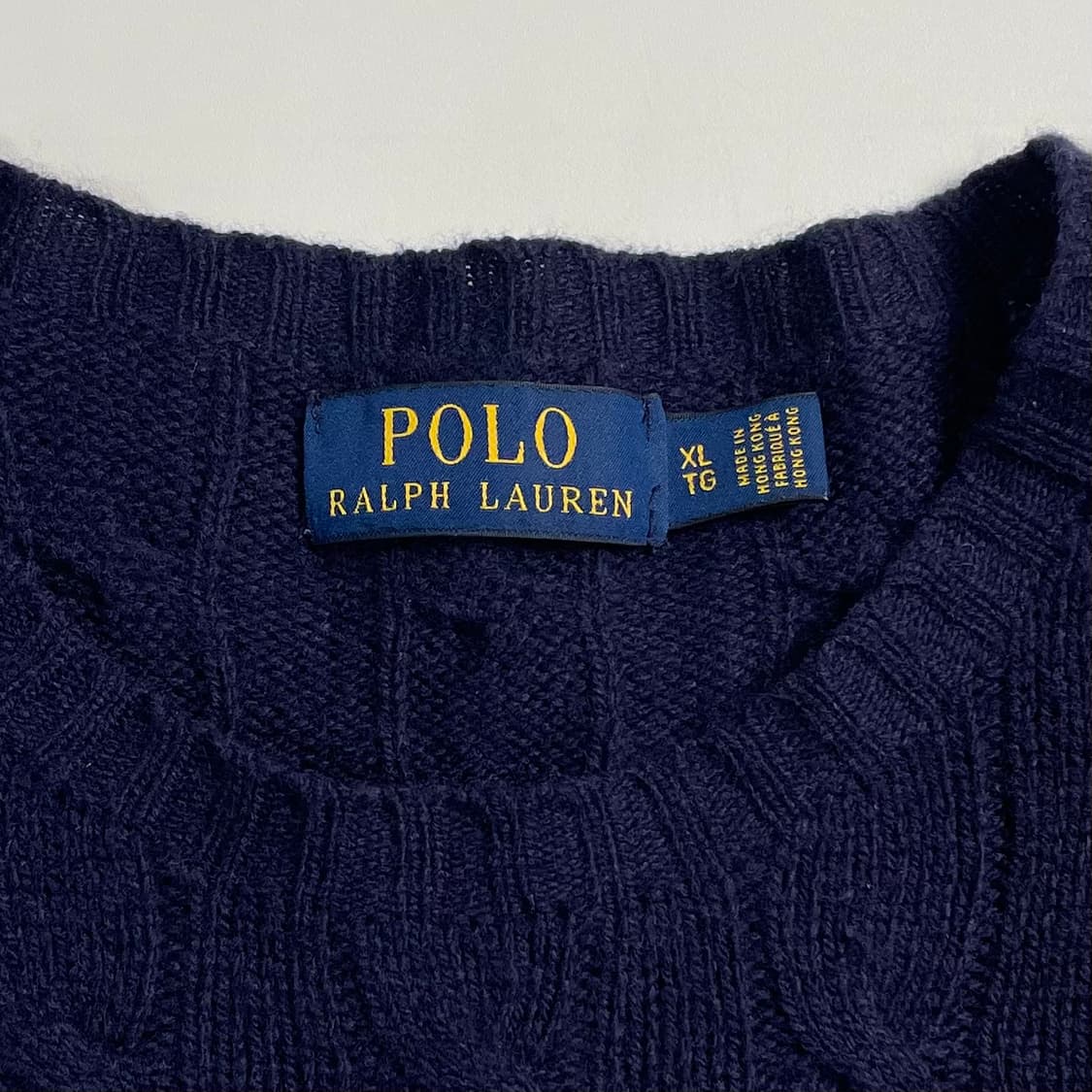 폴로 랄프로렌 캐시미어 혼방 케이블 니트 상품이미지5