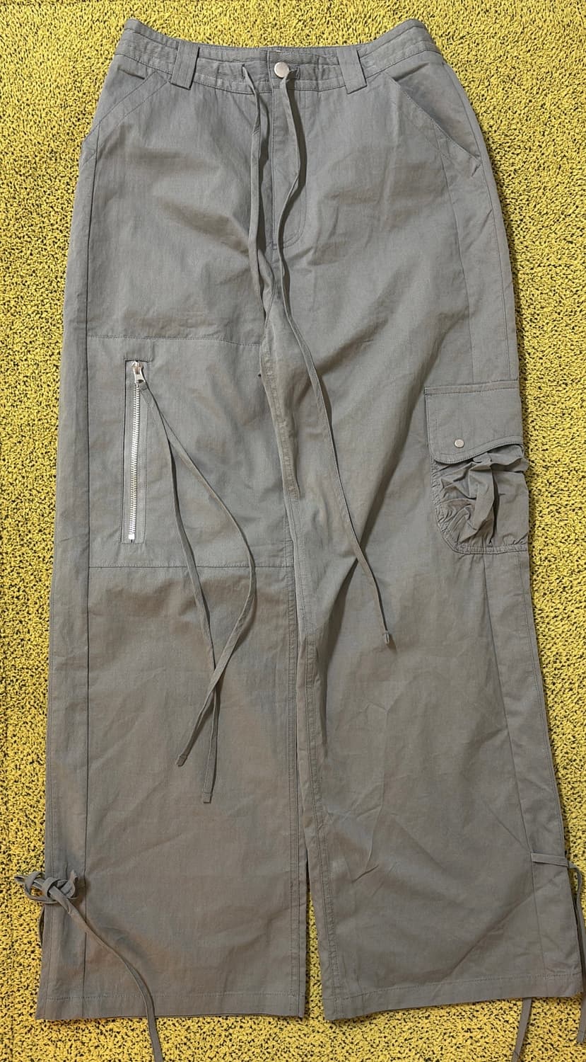 타입서비스 카키색 롱 카고 바지 free 상품이미지1