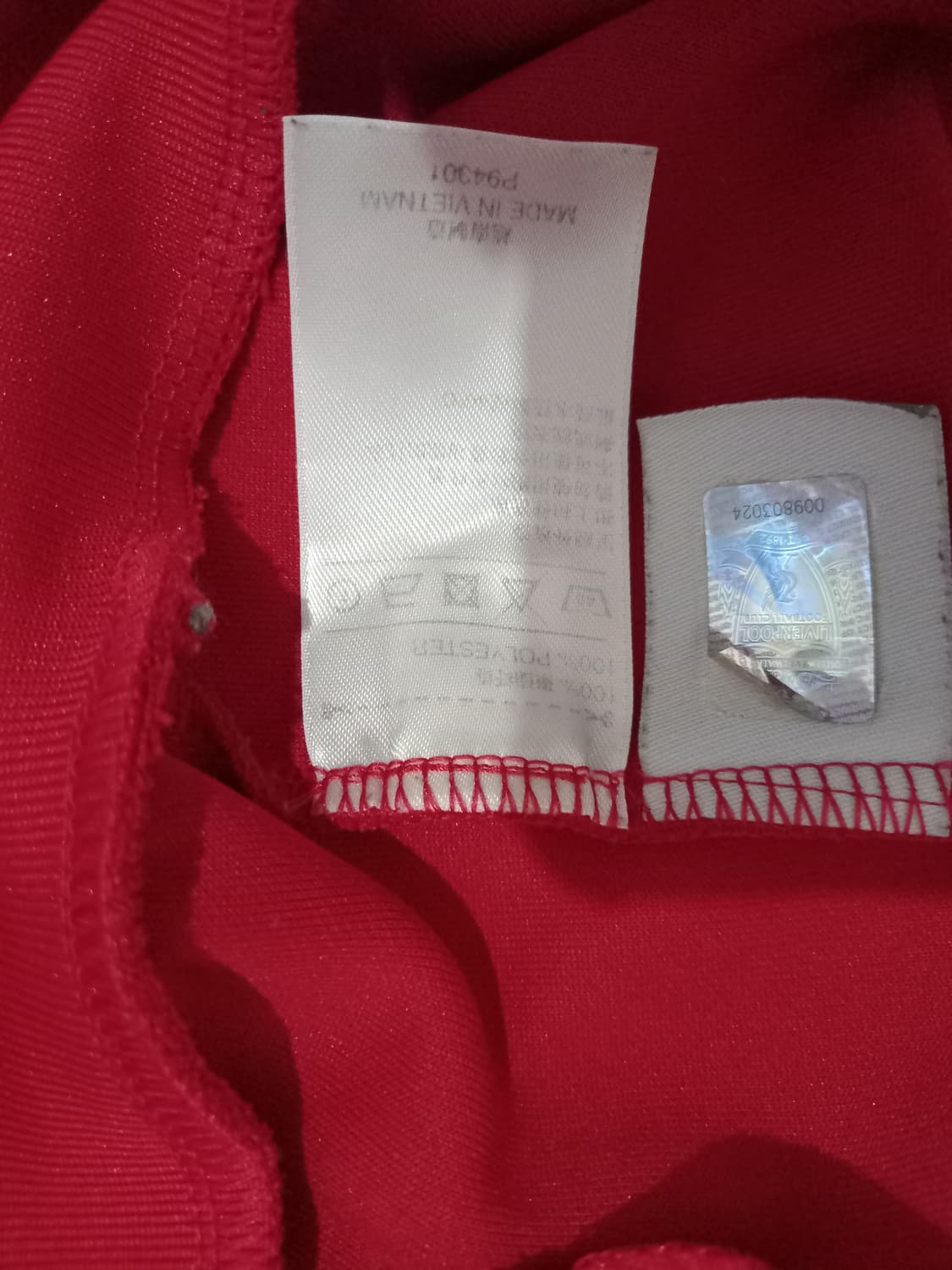 아디다스 리버풀 빨강 빨흰 빨간 트랙탑 저지 져지집업 100/L 상품이미지5