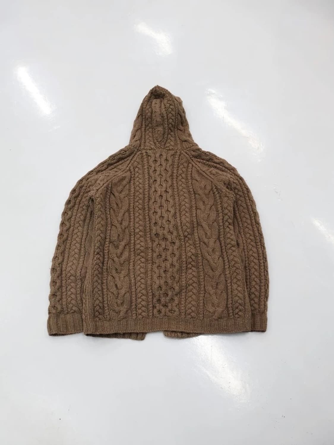 Polo Jeans Cable Knit Hooded Cardigan 상품이미지3