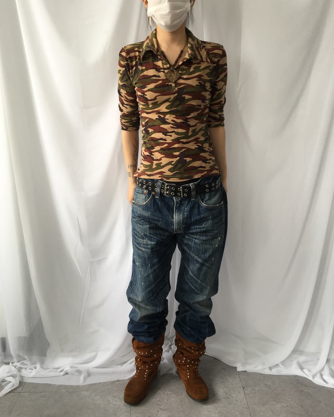 Camo pattern pk t 상품이미지1