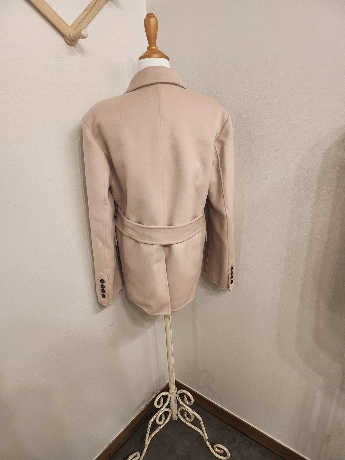 ((새상품))인디핑크 핸드메이드 울 코트☃️ 상품이미지2