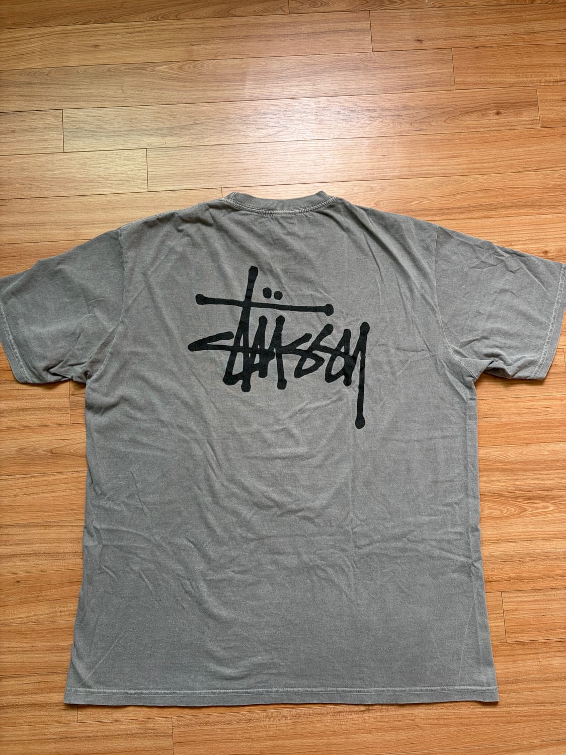 [XL] 스투시 베이직 스투시 피그먼트 다이드 티셔츠 그레이 상품이미지2