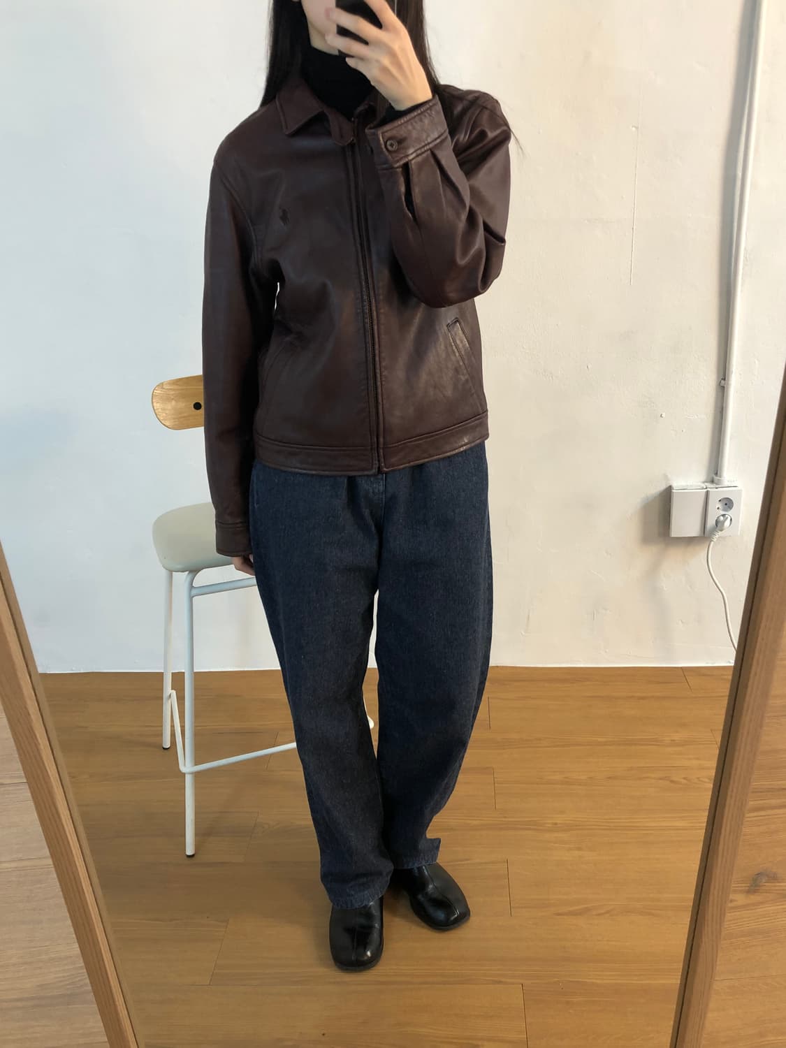 폴로 레더 맥스웰 자켓 상품이미지1