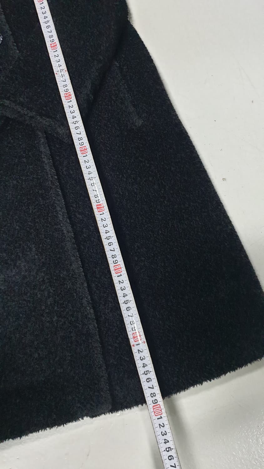 MaxMara 블랙 알파카 롱 코트 상품이미지9