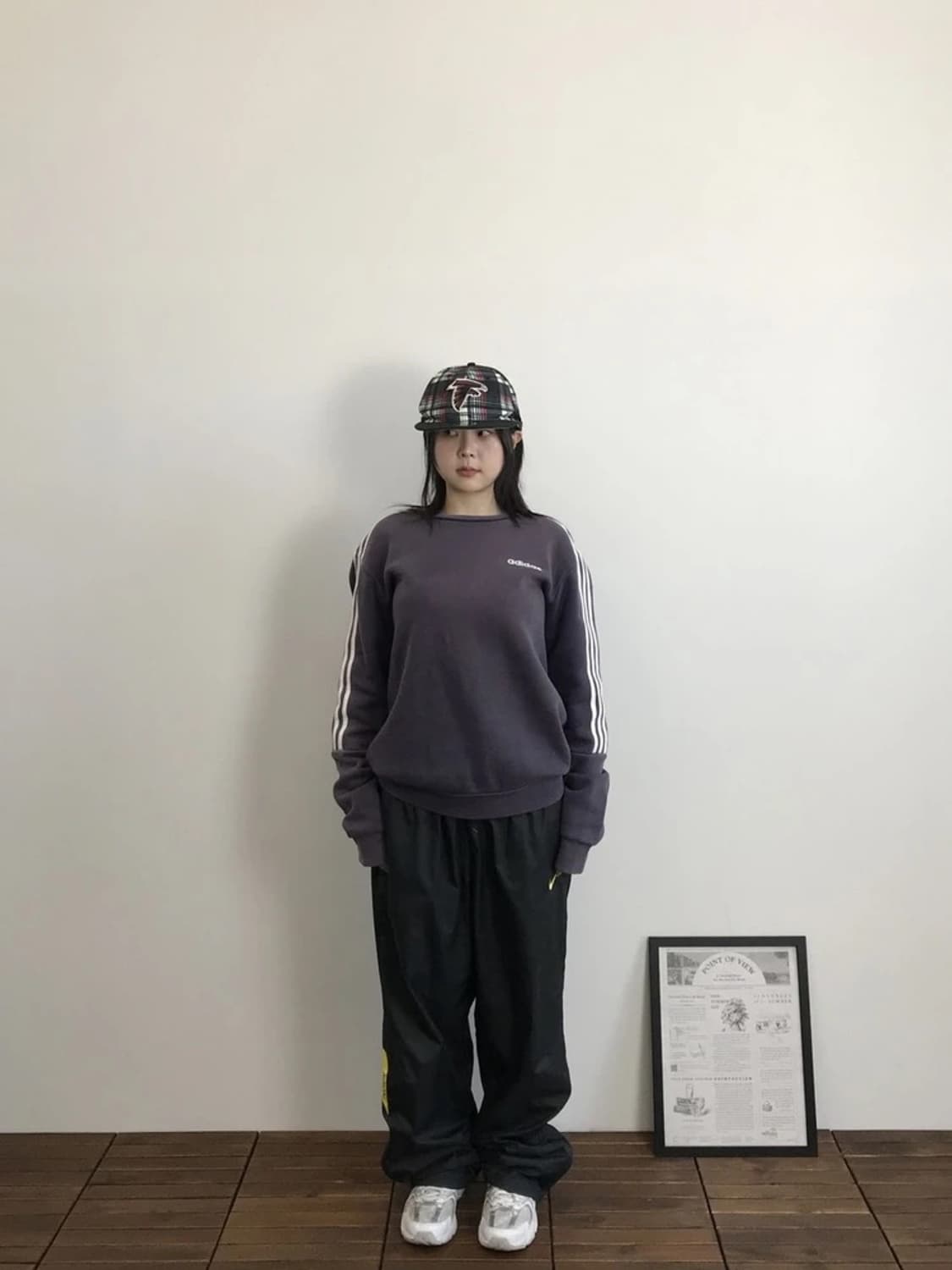 Adidas Washed 3 Stripe Crewneck 상품이미지1