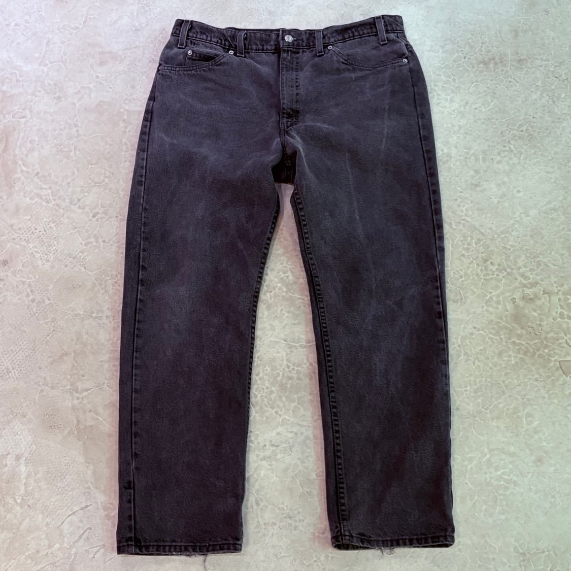 [38/30] USA 리바이스 505 오렌지탭 orange 흑청 블랙 상품이미지1