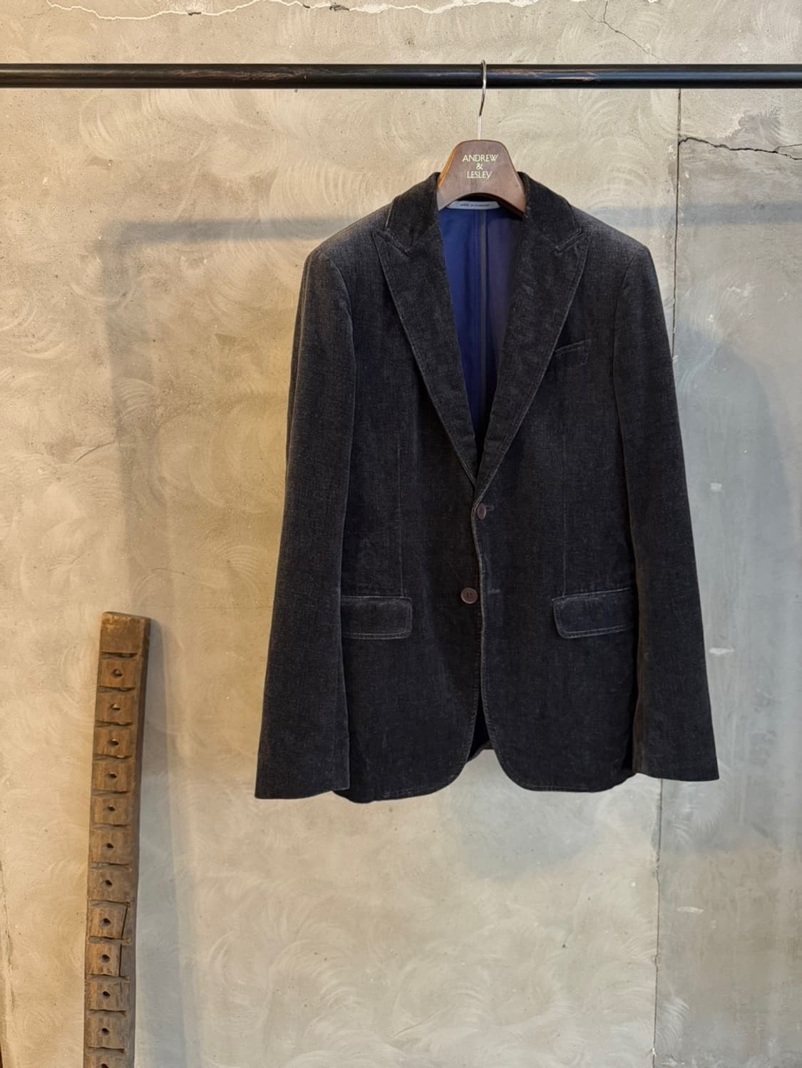 아르마니 꼴레지오니 벨루어 자켓 95 상품이미지3