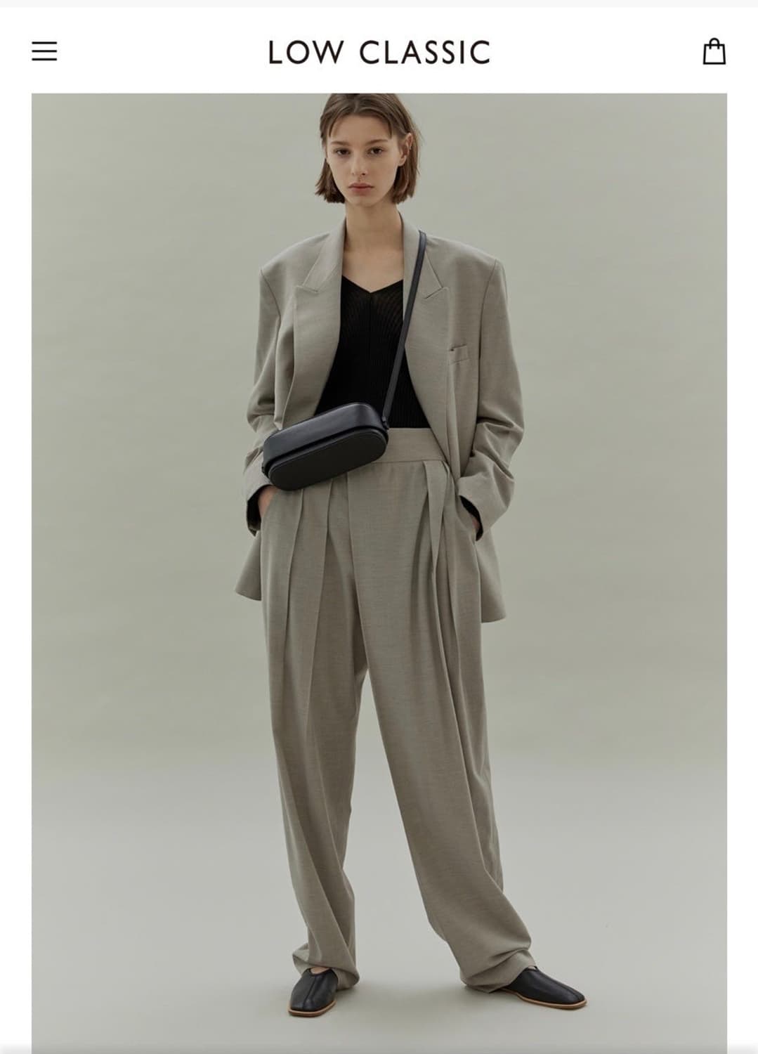 로우클래식 자켓(M)+슬랙스(XS) 셋업  상품이미지1