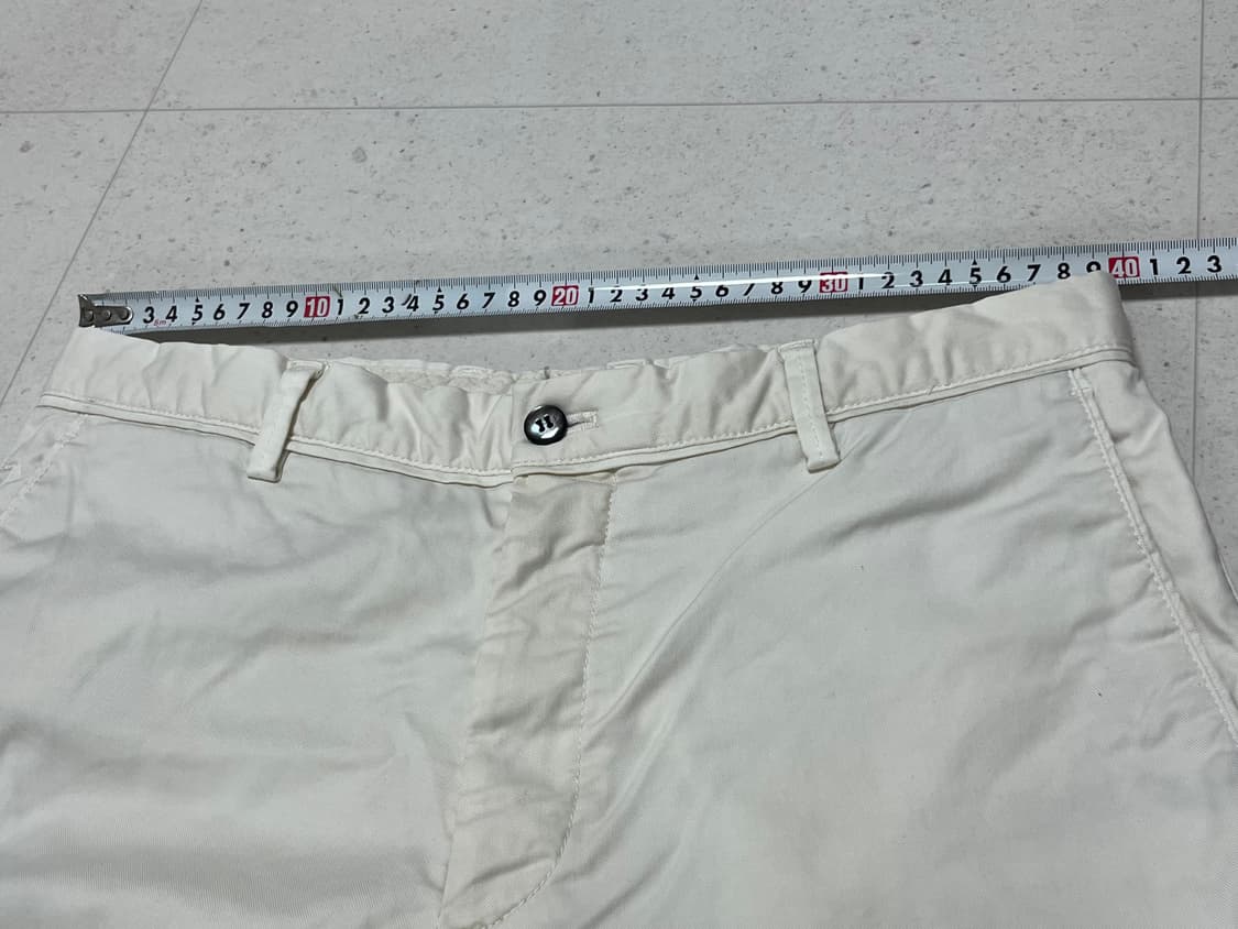 [31] 라이즈앤빌로우 화이트 치노팬츠 상품이미지4