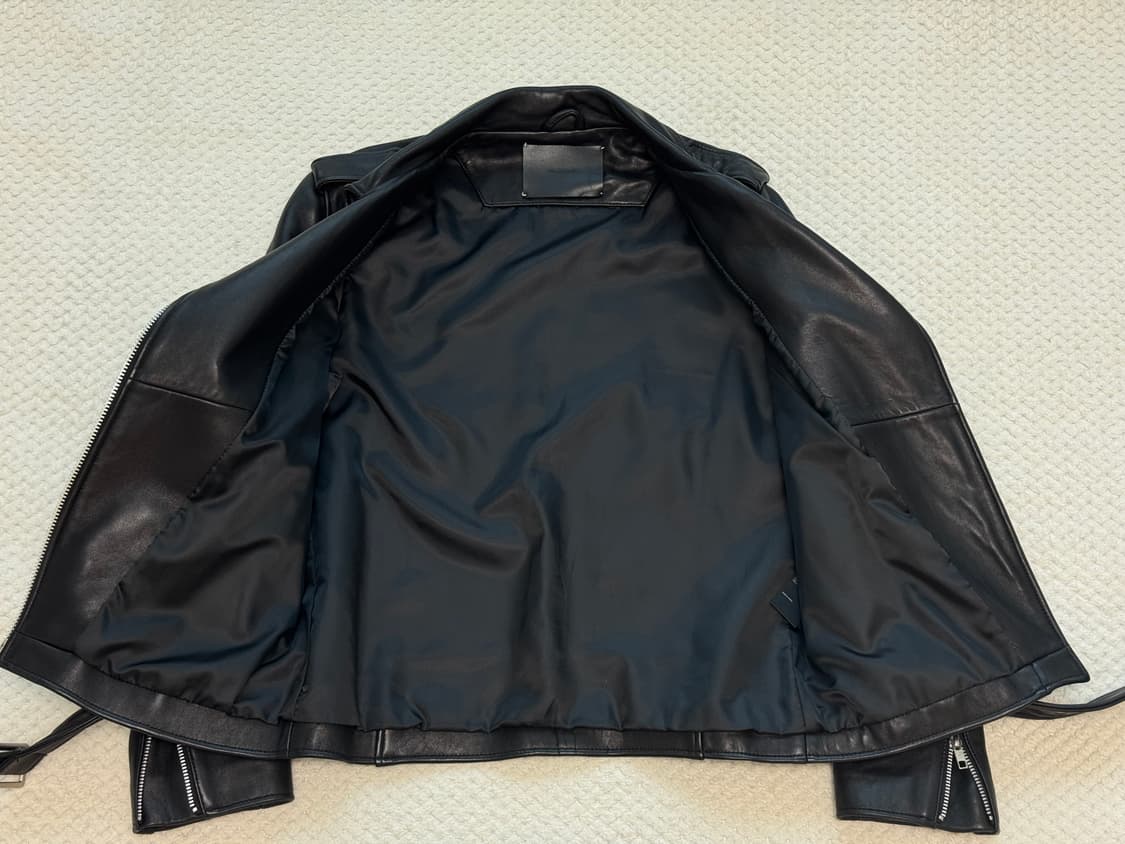 [비바스튜디오] 램스킨 소가죽 라이더자켓 M (55~66) 상품이미지3