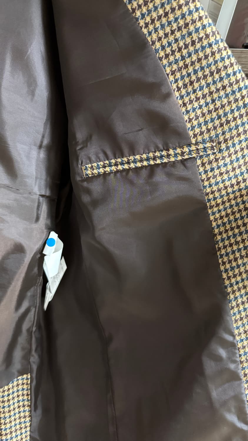 Bants맛 자라 하운드투스 체크 자켓 XL 팝니다 상품이미지8