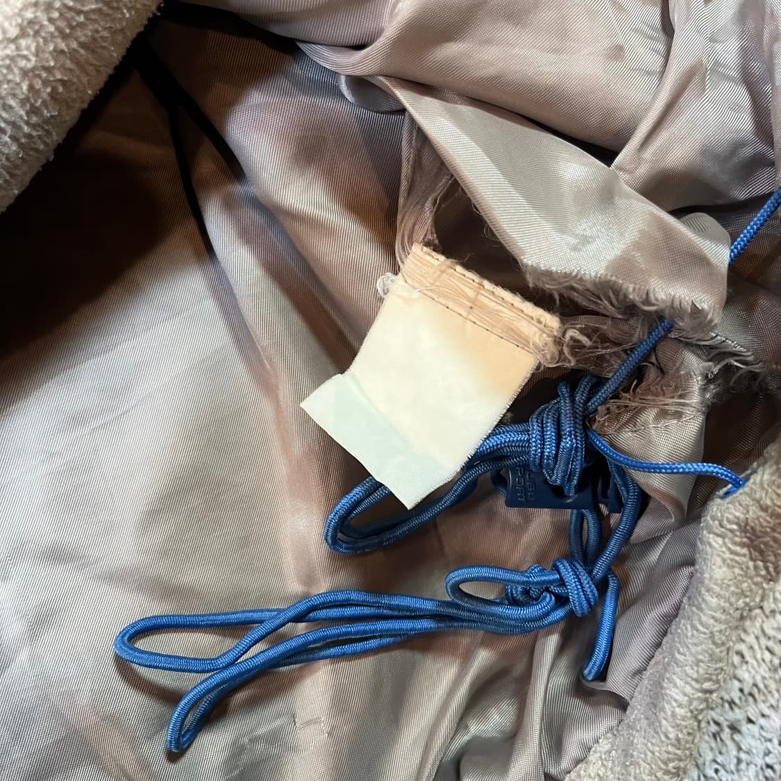 후부 빅로고 반집업 플리스 아노락 상품이미지6