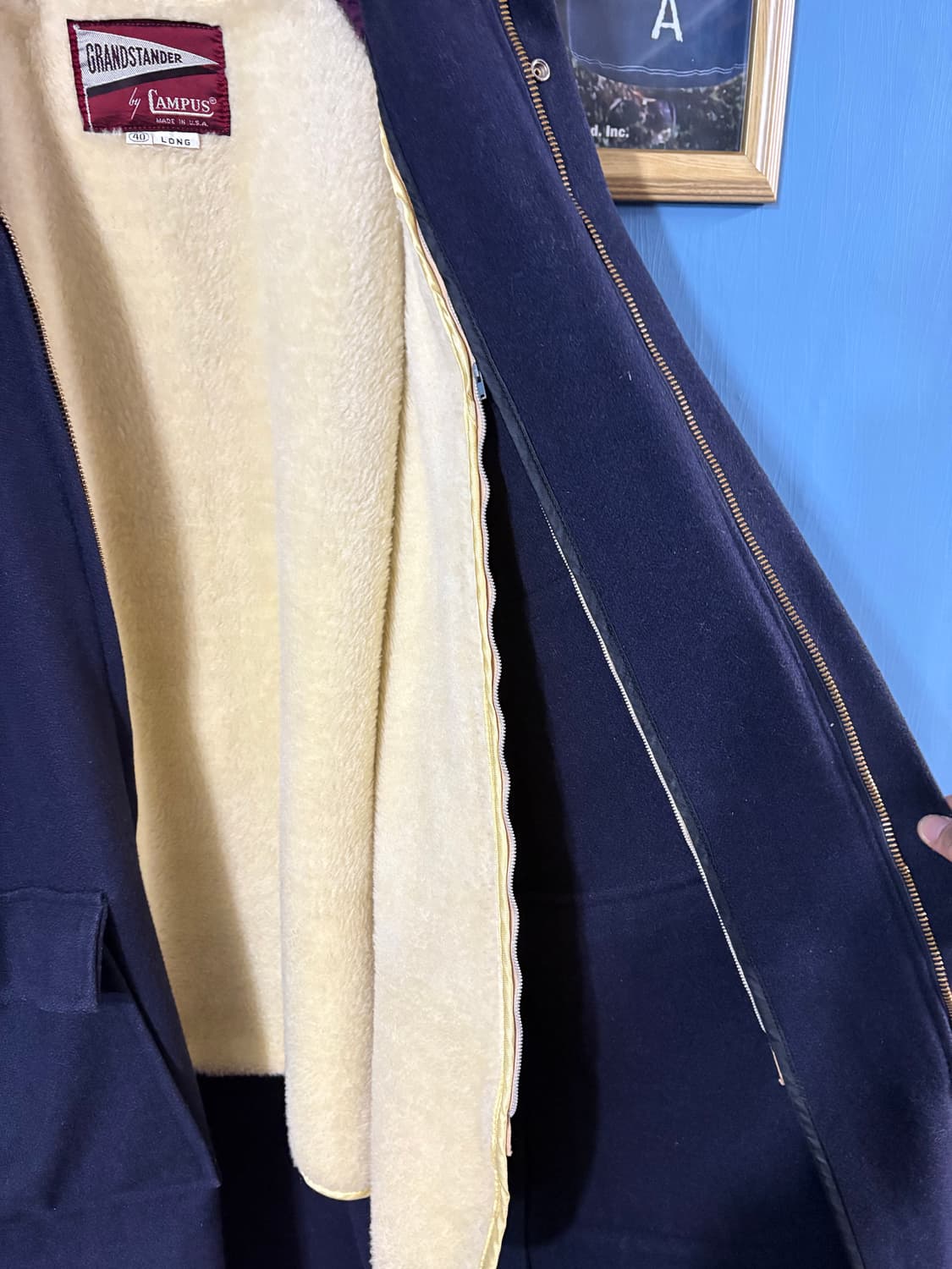 60-70‘s vtg  campus Raglan Coat 상품이미지6