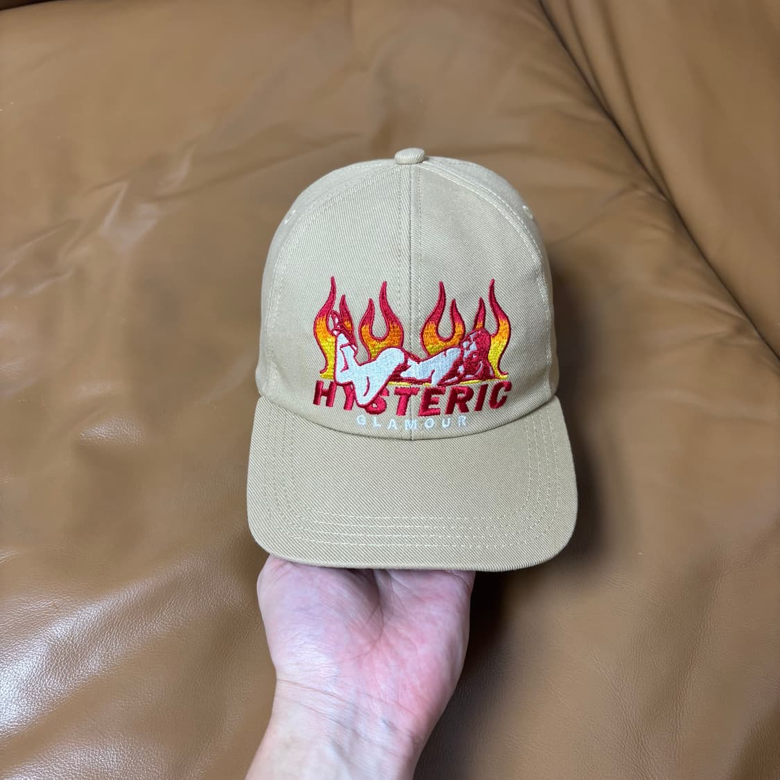 Hysteric Glamour 히스테릭글레머 플레임걸 6패널 볼캡 모자 상품이미지2