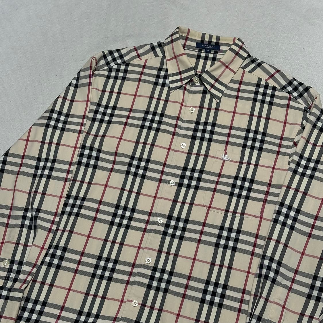 M 버버리 원포켓 노바체크 셔츠 상품이미지1