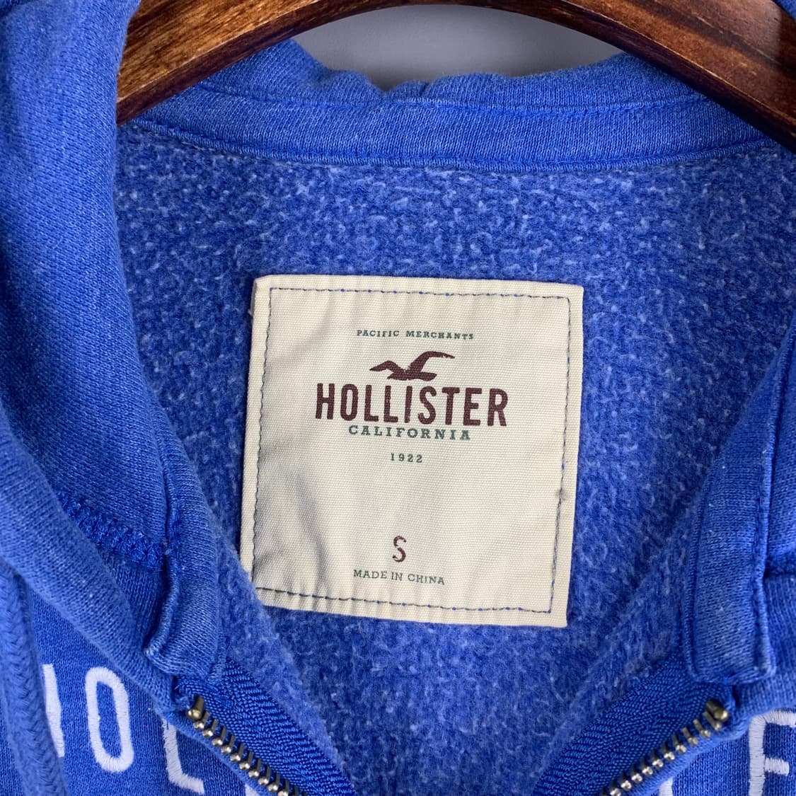 홀리스터 y2k 와투케 블루 후드집업 상품이미지6
