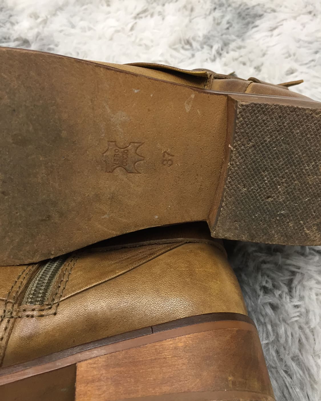 Distressed Buckle Combat Ankle Boots 상품이미지9