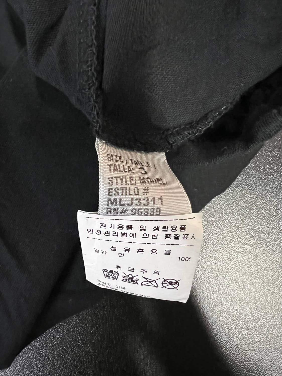 제임스펄스 티셔츠 블랙 3사이즈 상품이미지3