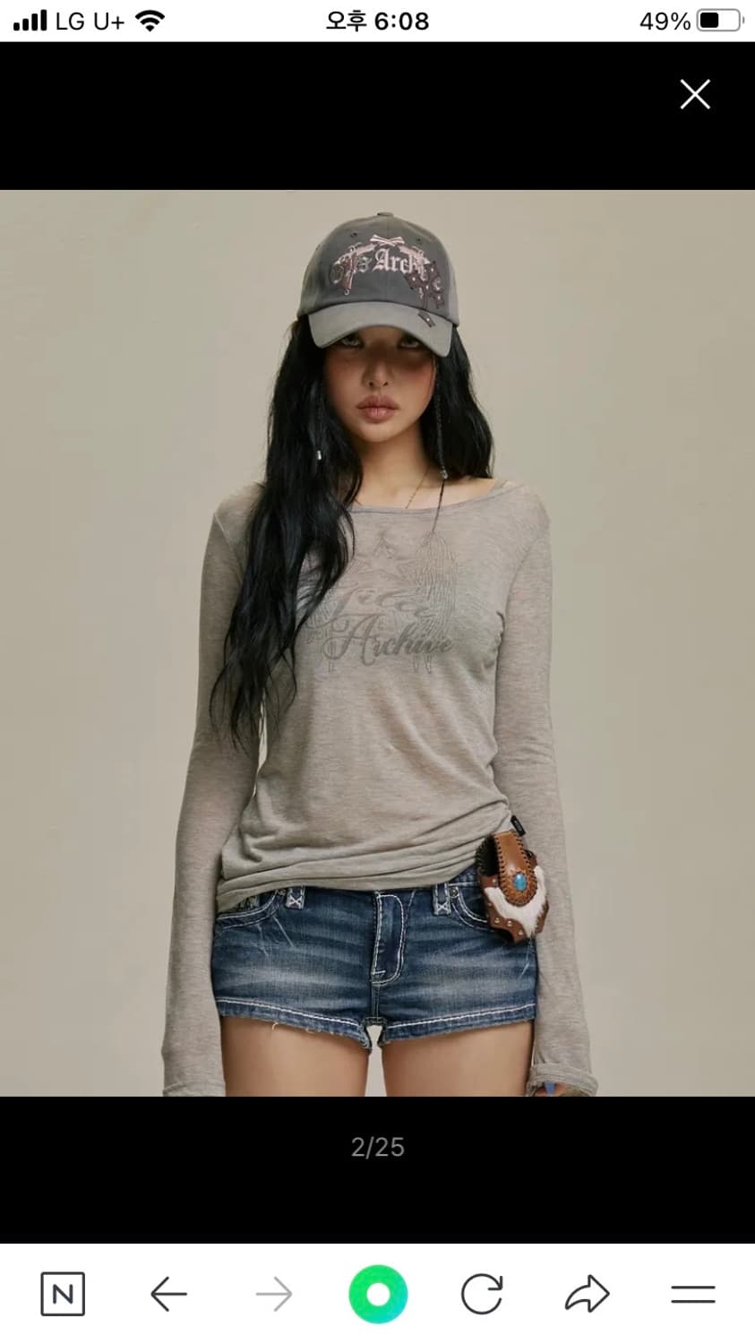 길라아카이브 롱슬리브 블랙 상품이미지1