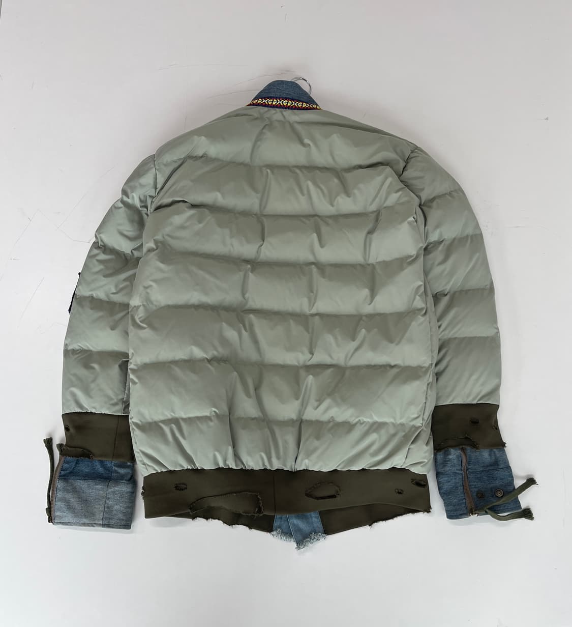 그렉로렌 2018 데님믹스 숄카라 다운자켓 상품이미지2