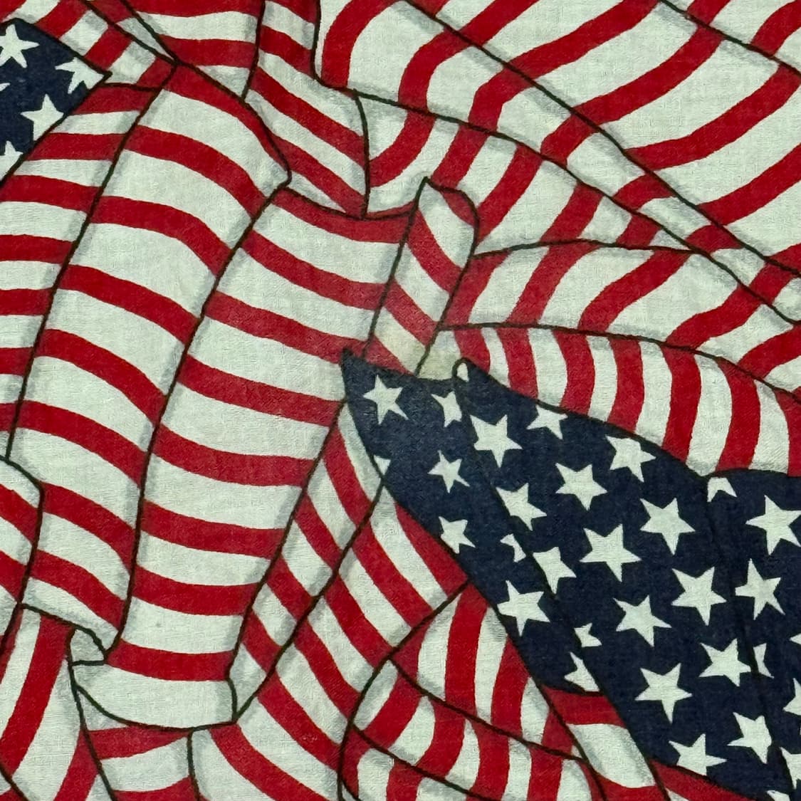 빈티지 미국 국기 반다나 |  Made in USA 상품이미지4