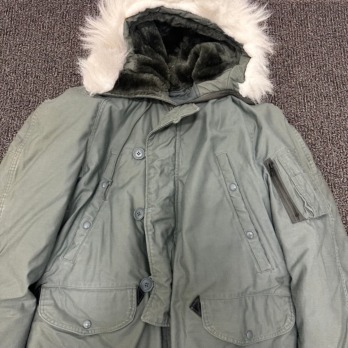 미군 밀리터리 오리지널 n3b 야상 점퍼 M 상품이미지2