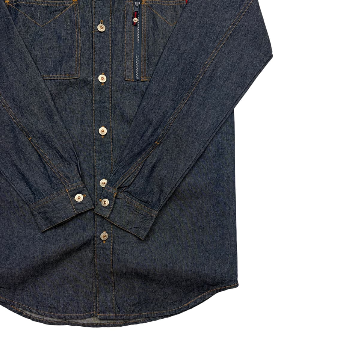 펫팜 올드스쿨 힙합 빈티지 데님 셔츠 XL 상품이미지3