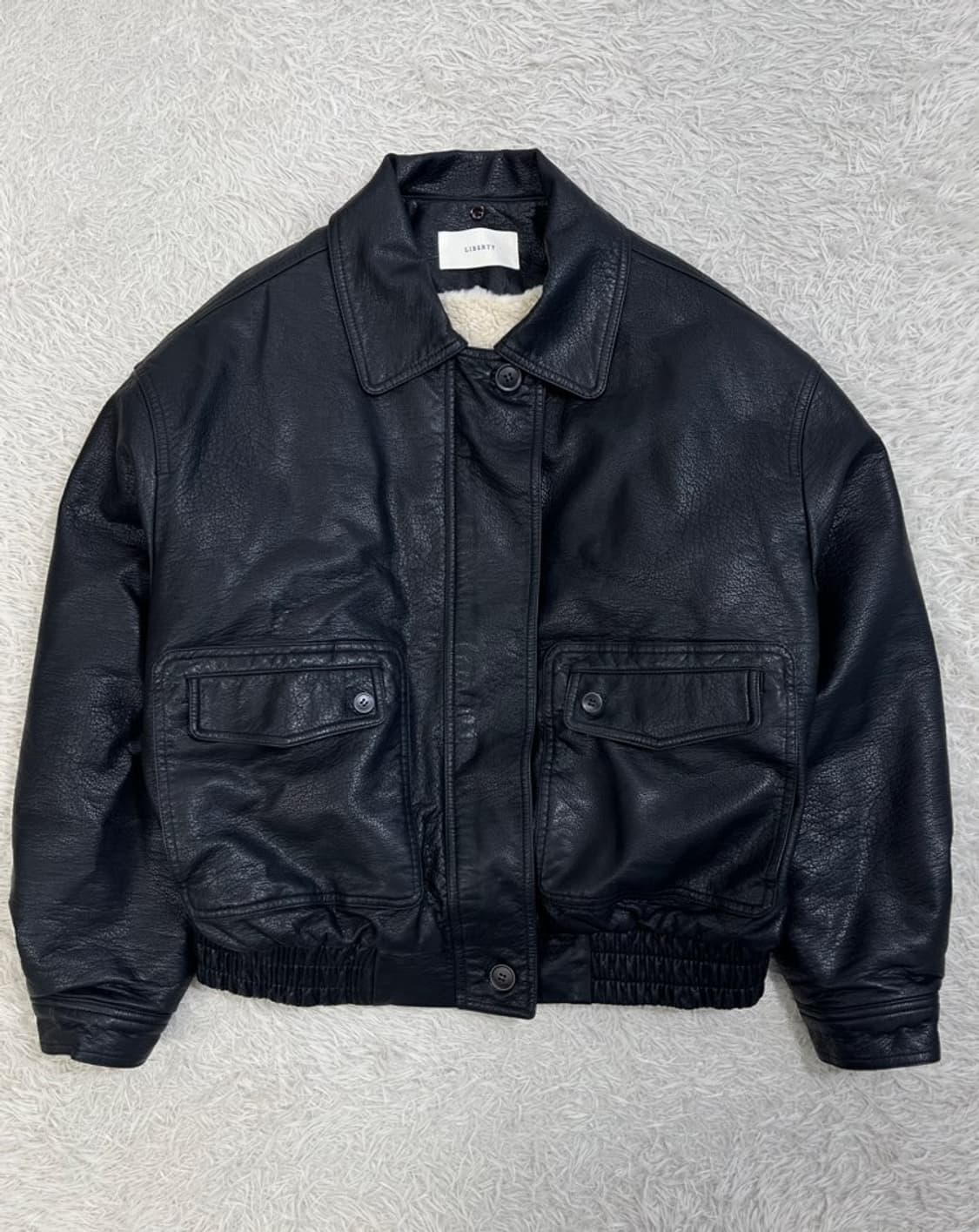 빈티지 퍼안감 가죽 봄버 자켓/#3194 상품이미지1