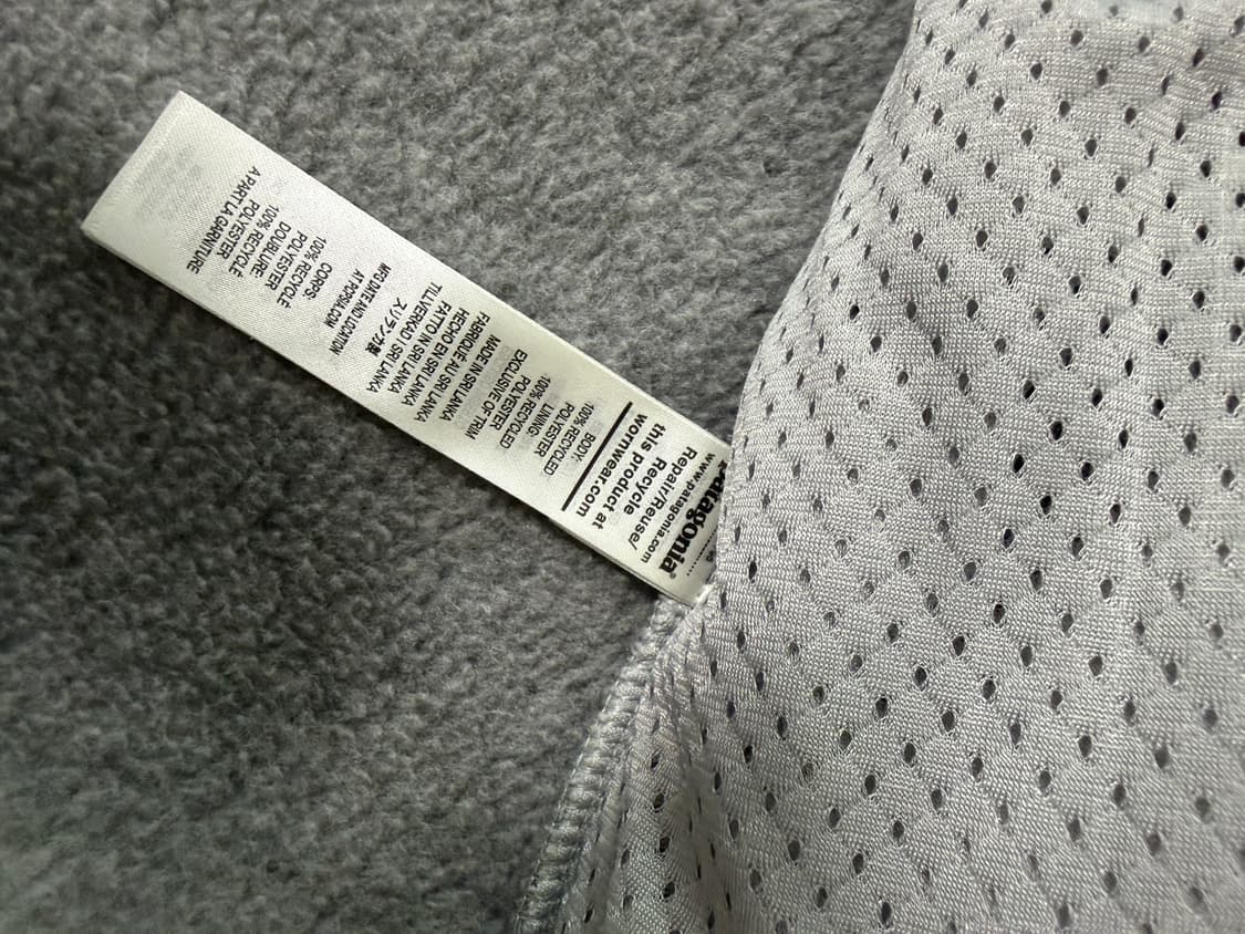 파타고니아 우먼즈 레트로 파일재킷 진회색 m사이즈 상품이미지5