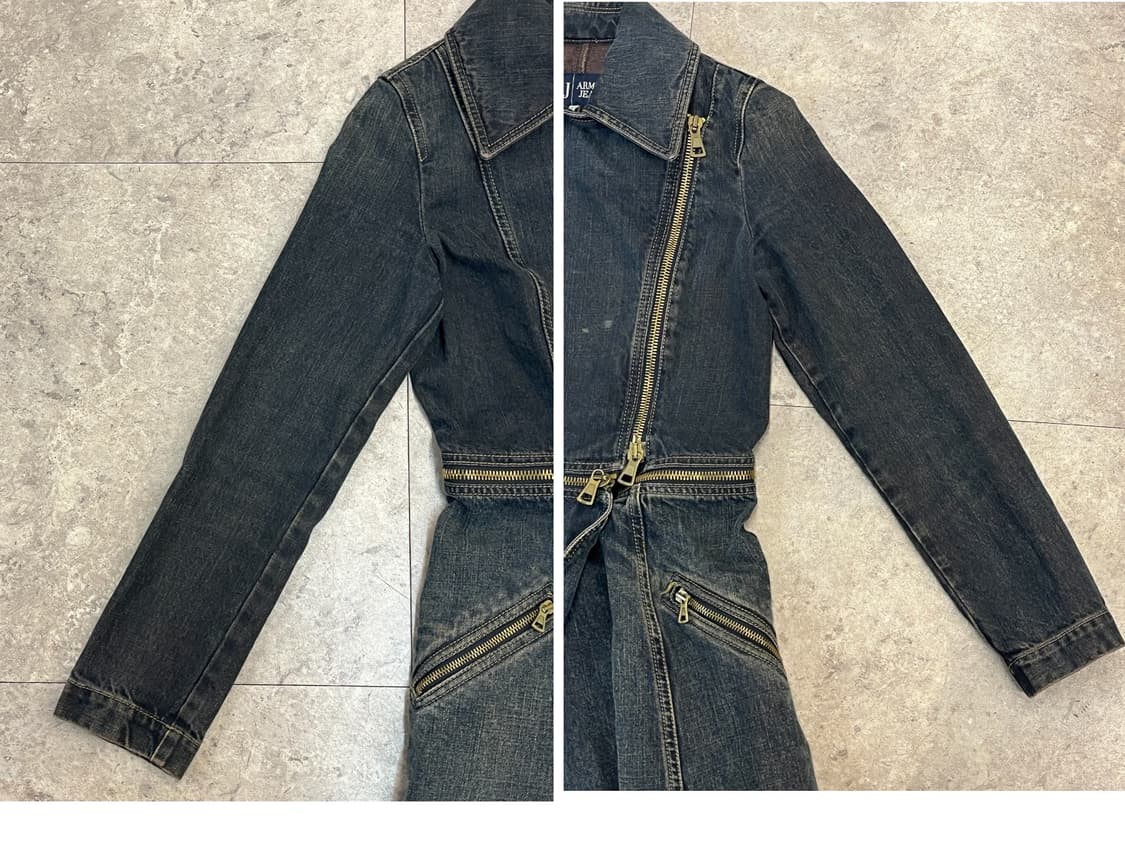 아르마니 진스 데님 코트 #csz2203 상품이미지5