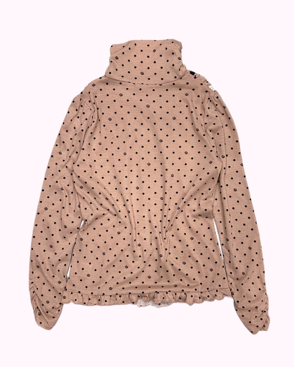 lace ribbon dot t-shirt 상품이미지4