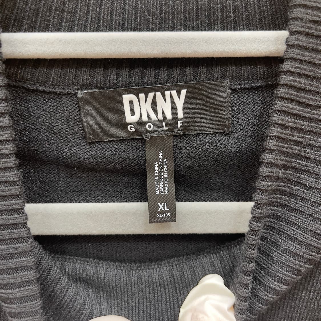 DKNY 골프웨어 반폴라 니트 상품이미지3