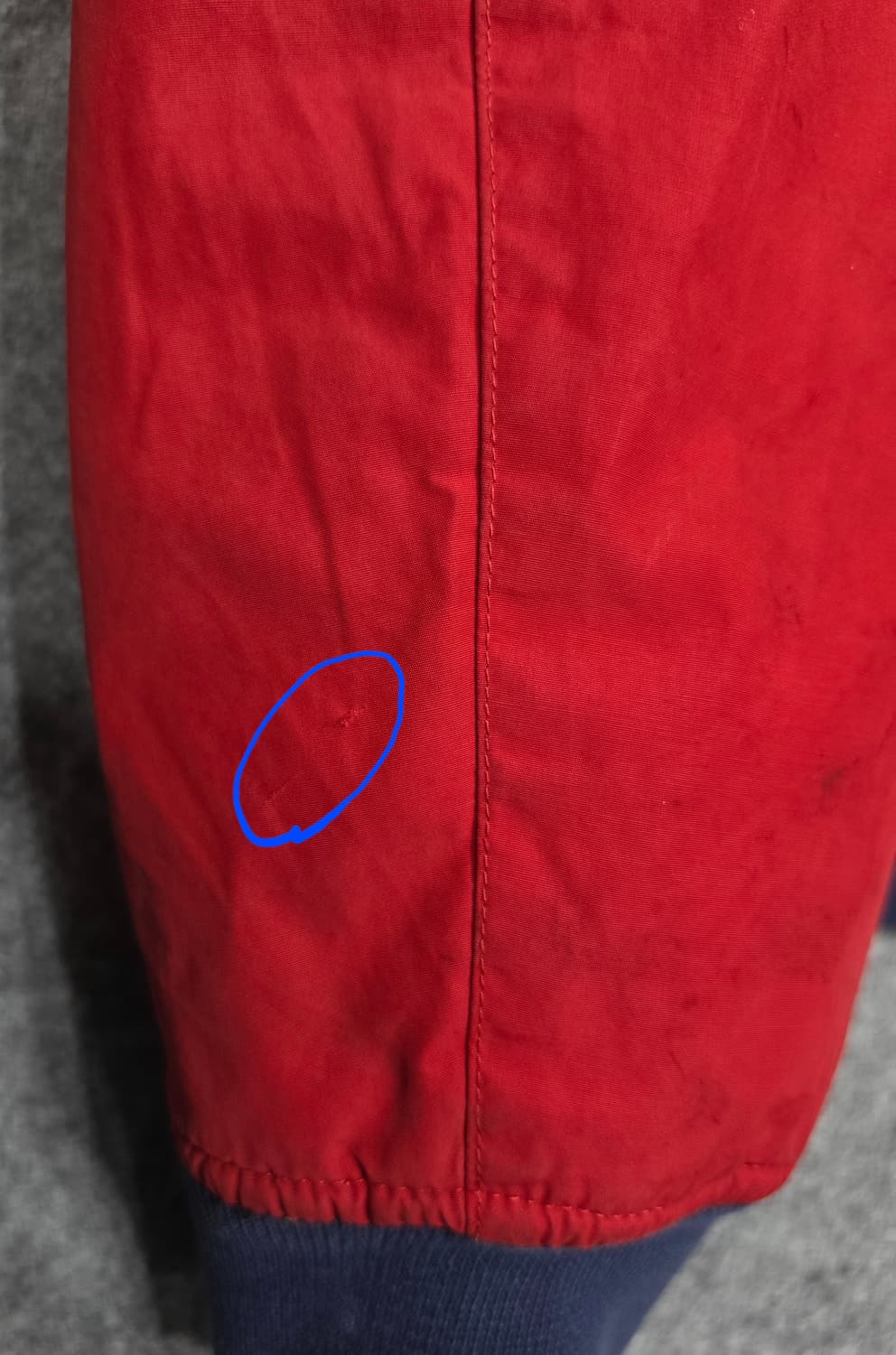 폴로 랄프로렌 빈티지 기모 코튼 나일론 쉘 블루종 자켓 L 상품이미지7