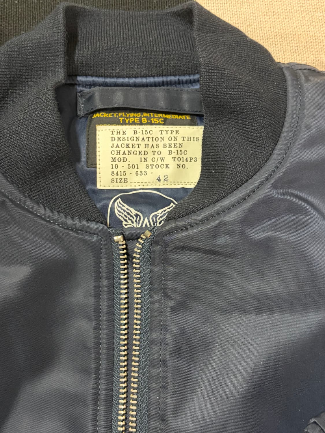 🔥 브론슨 MA-1 네이비 / A급 🔥 상품이미지5