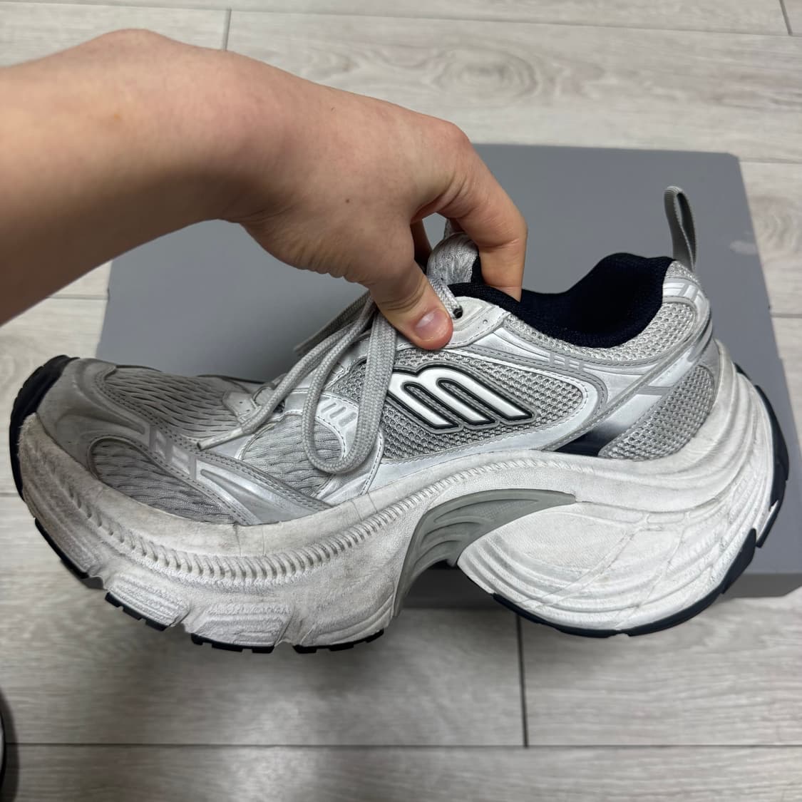 [43]발렌시아가 10XL 화이트 그레이 상품이미지6