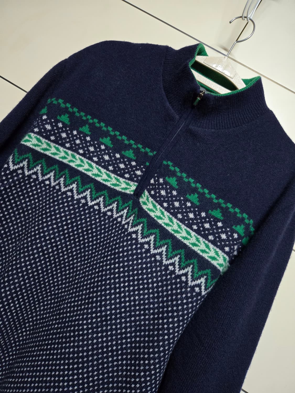 펜텀 남성 골프 방풍 니트 반집업 상품이미지1