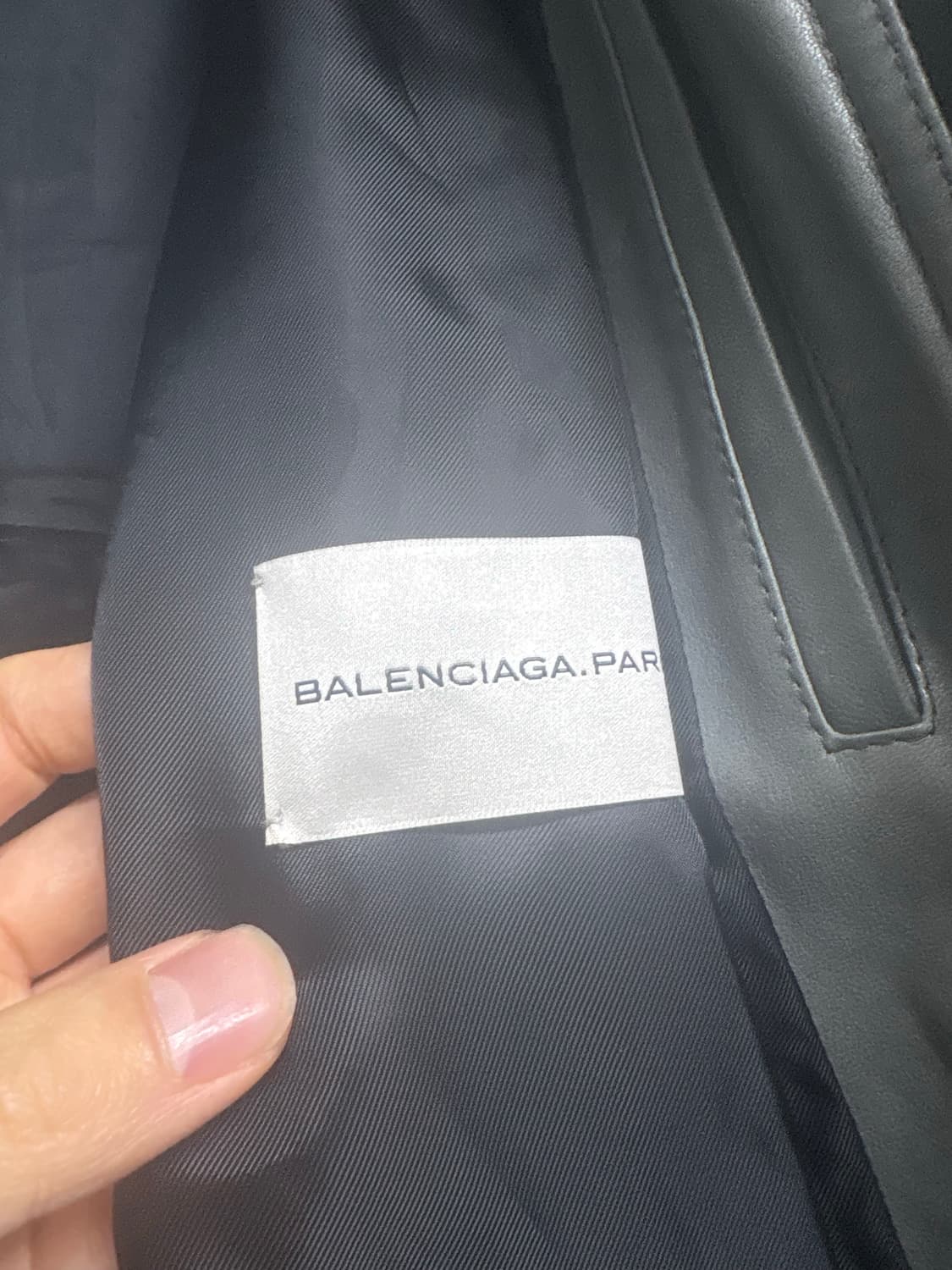 발렌시아가 레더 자켓 상품이미지3