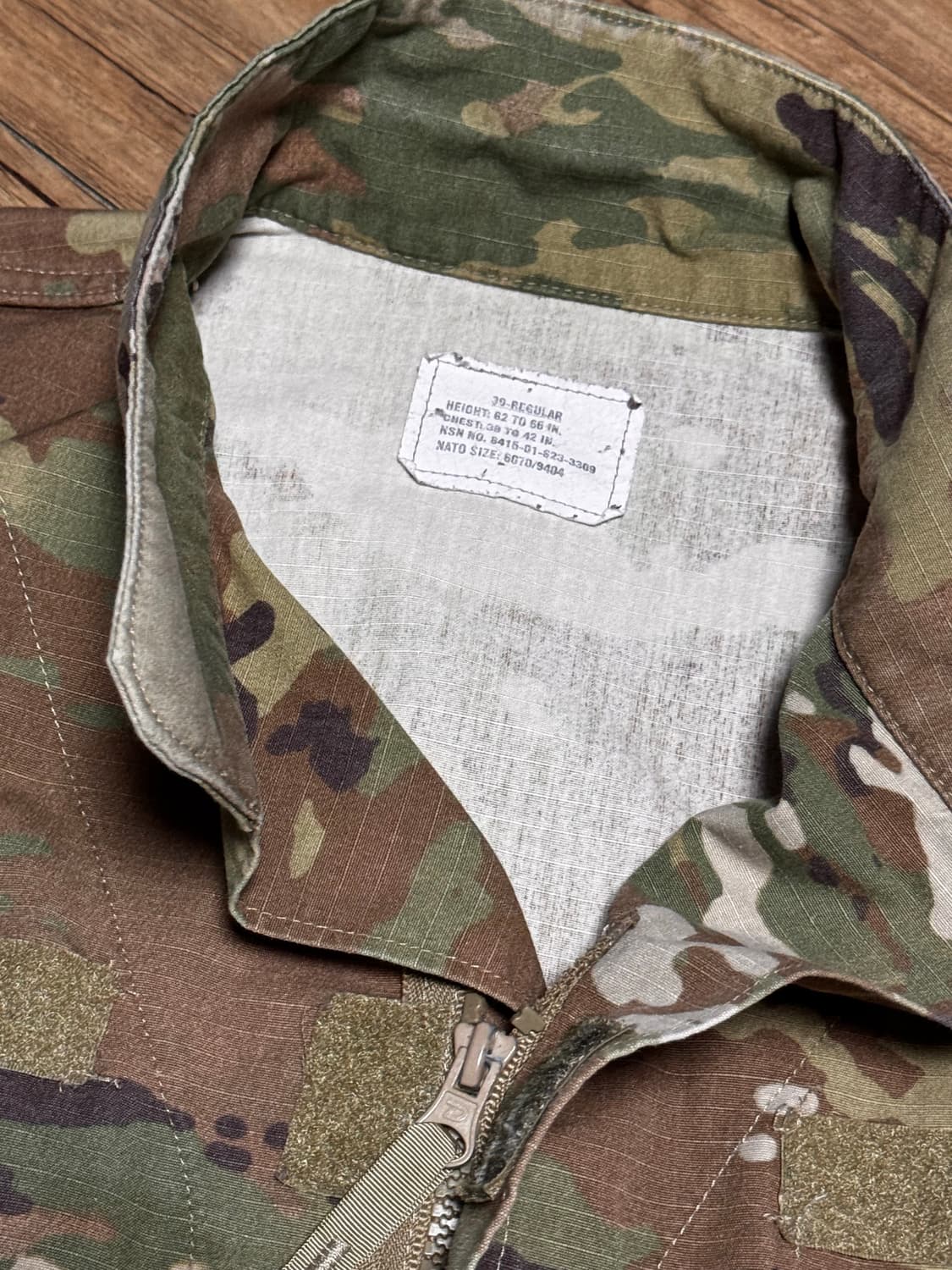 [2XL] 미육군 ACU 방충 전투복 자켓 상품이미지5