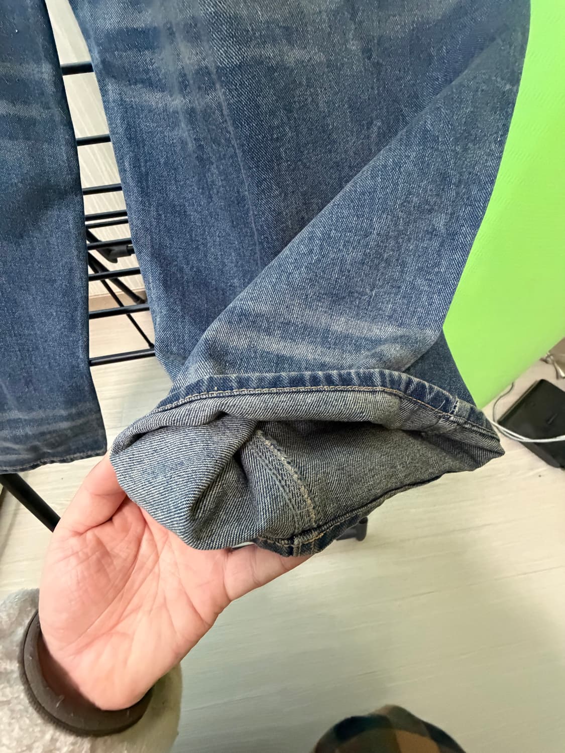 워싱 데님 팬츠 상품이미지8